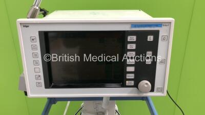 Drager Evita 4 Edition Ventilator Ref 8411740 Software Version 04.22 - Running Hours 111605 with Hoses (Powers Up) - 5