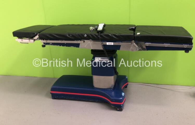 Maquet 1132.03A3 Electric Operating Table with Controller and Cushions (Powers Up - Tested Working) *S/N 00203* **Mfd 2001** *A/N FS01960003*