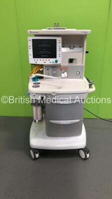 Datex-Ohmeda S/5 Avance Anaesthesia Machine Software Version 08.00 with GE E-CAiOV Gas Module with Spirometry Option and D-Fend Water Trap, Bellows, Absorber and Hoses (Powers Up) *S/N ANBN00351*