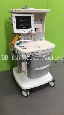 Datex-Ohmeda S/5 Avance Anaesthesia Machine Software Version 08.00 with GE E-CAiOV Gas Module with Spirometry Option and D-Fend Water Trap, Bellows, Absorber and Hoses (Powers Up) *S/N ANBN00351* - 5