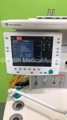 Datex-Ohmeda S/5 Avance Anaesthesia Machine Software Version 08.00 with GE E-CAiOV Gas Module with Spirometry Option and D-Fend Water Trap, Bellows, Absorber and Hoses (Powers Up) *S/N ANBN00351* - 6