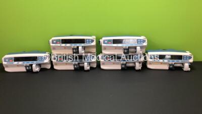 Job Lot of 6 x Carefusion Alaris CC Syringe Pumps (4 x Draw Power, 2 x No Power) *8000303271 / 800318834 / 800318821 / 800303463 / 800300928 / 800318818*