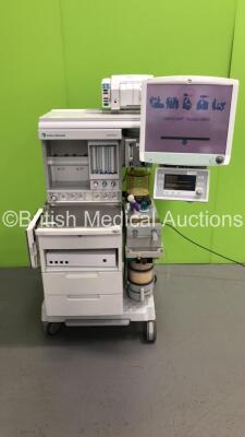 Datex-Ohmeda Aestiva/5 Anaesthesia Machine with Datex-Ohmeda Aestiva 7900 SmartVent Software Version 4.8PSVPro, GE Patient Monitor, GE Module Rack with GE E-PSMP-01 Multi Parameter Module with NIBP, P1, P2, T1, T2, SPO2 and ECG Options, E-CAiOv Gas Module