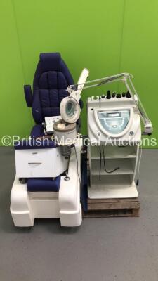 Dermatology Foot Therapy Chair with Remote Controller,Dermaface BBH VAP-007 Ultrasound Therapy Treatment Machine with 7 x Handpieces and 1 x Sonolift Titanium Ultrasound Therapy Machine * On Pallet *