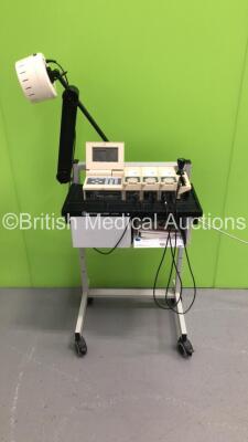 EMS Medi-Link Therapy System Control Module with Shortwave,Interferential and Ultrasound Modules, 2 x Transducers and Accessories (Powers Up)