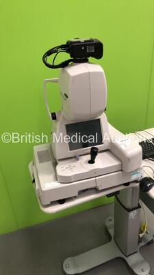 Topcon 3D OCT-2000 FA Plus Optical Coherence Tomography System with Nikon D90 Digital Camera,CPU and Keyboard on Motorized Table (Hard Drive Removed) * SN 703121 * * Mfd 2011 * - 2