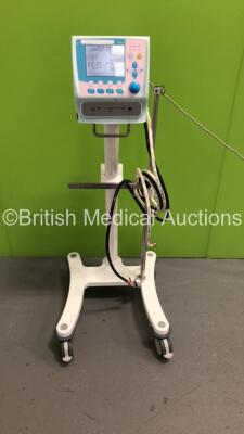 Acutronic Medical Systems Fabian Therapy Ventilator on Stand with Hoses (Powers Up with Error-See Photos) * Mfd 2012 *