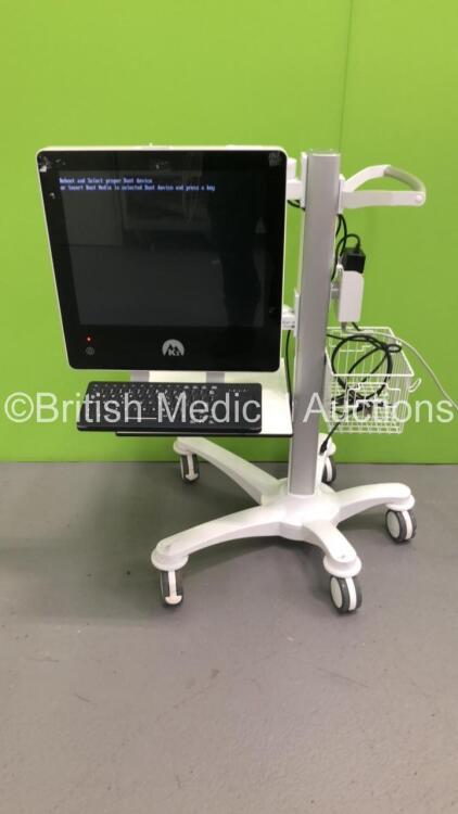 K2 Medical Systems K2MS Portal Medical Device on Trolley (Hard Drive Removed)