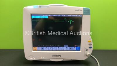 Philips IntelliVue MP Anesthesia Patient Monitor with 1 x Philips M3001A Module Including ECG, SpO2, NBP, Temp and Press Options (Powers Up