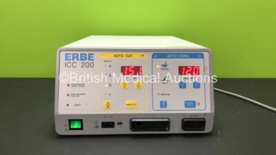 ERBE ICC 200 Electrosurgical Unit (Powers Up)