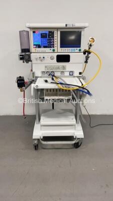 Datex-Ohmeda Anaesthesia Delivery Unit Ver M1039821-9.0 with Datex-Ohmeda Anaesthesia Monitor, Datex-Ohmeda Module Rack, Bellows and Hoses (Powers Up)