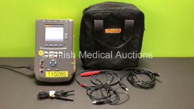 Fluke ESA612 Electrical Safety Analyzer (Powers Up) with Accessories and Carry Case