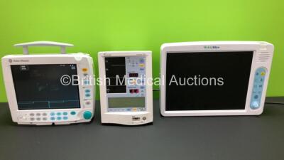 Job Lot Including 1 x Datex-Ohmeda S/5 FM Patient Monitor (Powers Up with Some Casing Damage) 1 x Datascope Accutorr Plus (Powers Up) 1 x Welch Allyn 1500 Patient Monitor (No Power)