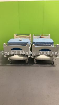 2 x Hunteligh Birthright 1700000E/L Electric Birthing Beds with Cushions and Controller (Both Power Up)