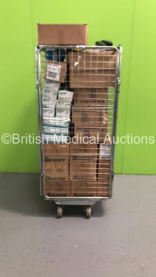 Mixed Cage of Consumables Including BD Micro Fine Sterile Insulin Syringes, Baxter Solution Administration Sets and Detex X-Ray Detectable 5 Gauze Swabs (Cage Not Included - Out of Date)