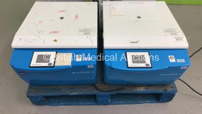 2 x MSE Blue Force 1L Centrifuges (Both Power Up)