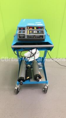 ValleyLab Force 2 -8PCH Electrosurgical / Diathermy Unit on Trolley with Footswitch (Powers Up) *S/N F1G40352T*