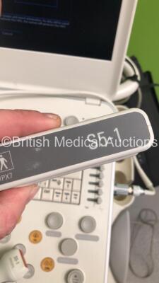 Philips Diamond Select CX50 Flat Screen Portable Ultrasound Scanner Ref 453561346538 *S/N USD0800793* **Mfd 12/2008** Version 3.1.2 with 2 x Transducers/Probes (1 x S5-1 and 1 x D2cwc Pencil Probe) on Philips CX50 Cart A (Powers Up - with Carry Case) - 15