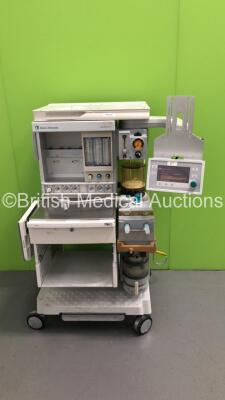 Datex-Ohmeda Aestiva/5 Anaesthesia Machine with Datex-Ohmeda SmartVent Software Version 3.5,Bellows,Absorber,Oxygen Mixer and Hoses (Powers Up-Broken Plastic Casing-See Photo)
