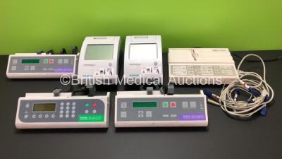 Mixed Lot Including 1 x Seca CT3000i ECG Machine with 10 Lead ECG Leads *Mfd 2008* (Powers Up) 2 x Siemens Clinitek Status + Analyzers, 2 x Graseby 3150 and 1 x Graseby 3400 Syringe Pumps