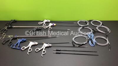 12 x Laparoscopic Instruments with Cables