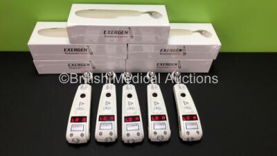 10 x Exergen Temporal Scanner Infrared Thermometers (5 x Refurbished and Boxed)