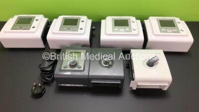 Job Lot Including 2 x Philips Respironics BiPAP 40, 2 x BiPAP 30 Units with 3 x Power Supplies and 1 x Respironics System One Humidifier and 1 x Philips Respironics BiPAP autoSV Advanced Unit with 1 x System One Humidifier and 1 x Power Supply *V11580525D