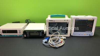 Job Lot Including 1 x Mindray Datascope Trio (Powers Up) 1 x Welch Allyn Propaq CS Monitor with ECG Lead, 1 x Ohmeda Biox 3740 Pulse Oximeter and 1 x Datex Ohmeda 3900 Oximeter *MC16452-G6 / 01086012 / FBNC00797*