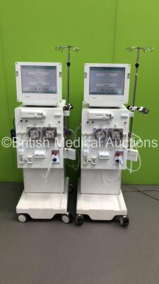 2 x B.Braun Dialog + Dialysis Machines Software Version 8.28 - Running Hours 42793 / 43797 (Both Power Up) * SN 91697 / 91694 *