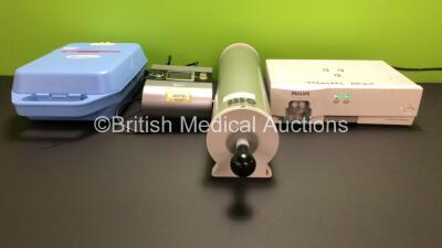 Mixed Lot Including 1 x Philips IntelliVue G5-M1019A Anesthetic Gas Module with Water Tap, 1 x ResMed S9 Autoset CPAP with Power Supply, 1 x Medix Nebuliser and 1 x Medisoft Syringe