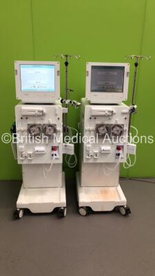 2 x B.Braun Dialog + Dialysis Machines Software Version 8.28 - Running Hours 42324 / 42272 (Both Power Up) * SN 91689 / 91698 *