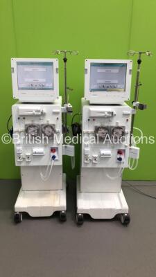 2 x B.Braun Dialog + Dialysis Machines Software Version 8.28 - Running Hours 40522 / 42238 (Both Power Up) * SN 91685 / 91705 *