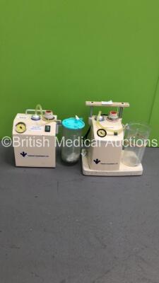 2 x Therapy Equipment Ltd Suction Units with 2 x Suction Cups (Both Power Up) * SN 048691 / 079003 *