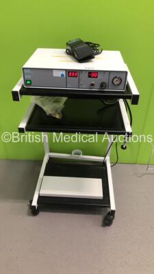 ERBE Erbokryo AE Cryosurgery Unit on Stand with Footswitch (Powers Up) *S/N FS0097310*