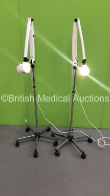 2 x Brandon Medical Examination Lamps on Stands (Both Power Up) *S/N 24050290*