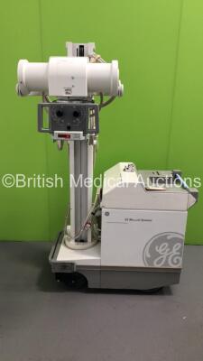 GE AMX 4 Plus Mobile X-Ray Unit Model No 2275938 (Powers Up with Donor Key - Key Not Included) *S/N 1010640WK8* **Mfd 01/2007* *General Marks and Scuffs to Trims*