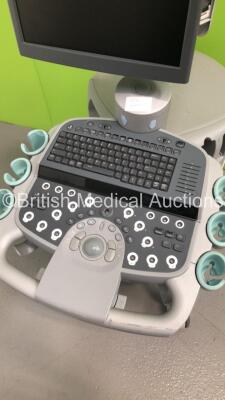 Siemens Acuson S2000 Ultrasound Scanner Model No 10041461 *S/N 200957* **Mfd 02/2009** (HDD REMOVED - Buttons Missing - Side Panel on Monitor Missing and General Marks on Machine - See Pictures) - 4