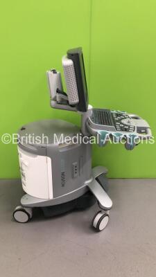 Siemens Acuson S2000 Ultrasound Scanner Model No 10041461 *S/N 200957* **Mfd 02/2009** (HDD REMOVED - Buttons Missing - Side Panel on Monitor Missing and General Marks on Machine - See Pictures) - 6