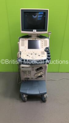 Toshiba Xario SSA-660A Ultrasound Scanner *S/N 99G0813210* **Mfd 01/2003* with 1 x Transducer / Probe (PVT-661VT *Mfd 06/2006*) and Sony UP-D897 Digital Graphic Printer (Powers Up - Small Marks to Trims)