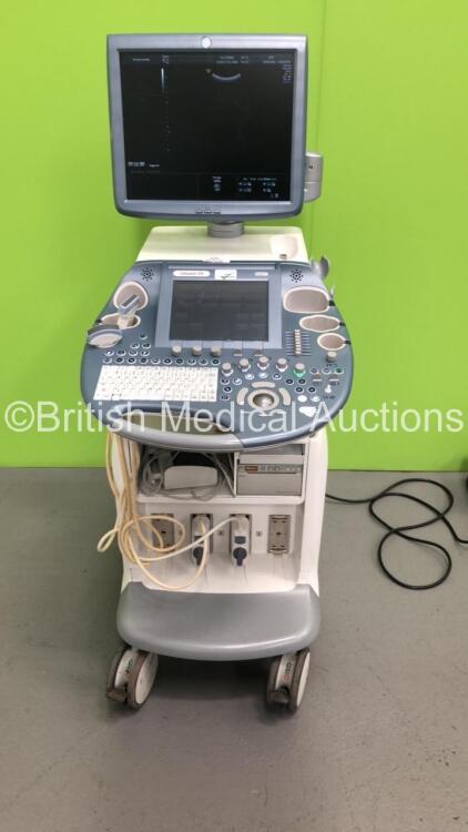 GE Voluson E8 Expert Flat Screen Ultrasound Scanner *S/N D13917* **Mfd 06/2011** Software Version 10.0.4.3105 with 2 x Transducers / Probes (C1-5-D Ref 5261135 *Mfd 06/2011* and ML6-15-D Ref 5199103 *Mfd 05/2011*) and Sony UP-D897 Digital Graphic Printer