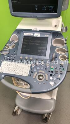 GE Voluson E8 Expert Flat Screen Ultrasound Scanner *S/N D13917* **Mfd 06/2011** Software Version 10.0.4.3105 with 2 x Transducers / Probes (C1-5-D Ref 5261135 *Mfd 06/2011* and ML6-15-D Ref 5199103 *Mfd 05/2011*) and Sony UP-D897 Digital Graphic Printer - 3