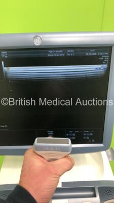 GE Voluson E8 Expert Flat Screen Ultrasound Scanner *S/N D13917* **Mfd 06/2011** Software Version 10.0.4.3105 with 2 x Transducers / Probes (C1-5-D Ref 5261135 *Mfd 06/2011* and ML6-15-D Ref 5199103 *Mfd 05/2011*) and Sony UP-D897 Digital Graphic Printer - 8