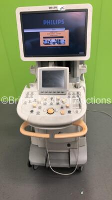 Philips iU22 Flat Screen Ultrasound Scanner *S/N 02R827* **Mfd 05/2007** on E.1 Cart Software Version 5.2.0.289 with 1 x Transducer / Probe (C5-1), Sony UP-D897 Digital Graphic Printer, Sony UP-D23MD Digital Colour Printer and Mitsubishi MD3000 Video Cass - 2
