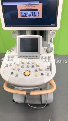 Philips iU22 Flat Screen Ultrasound Scanner *S/N 02R827* **Mfd 05/2007** on E.1 Cart Software Version 5.2.0.289 with 1 x Transducer / Probe (C5-1), Sony UP-D897 Digital Graphic Printer, Sony UP-D23MD Digital Colour Printer and Mitsubishi MD3000 Video Cass - 4