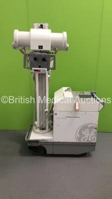 GE AMX 4 Plus Mobile X-Ray Unit Model No 2275938 (Powers Up with Donor Key - Key Not Included) *S/N 1015727WK9* **Mfd 03/2008** *General Marks and Scuffs to Trims*