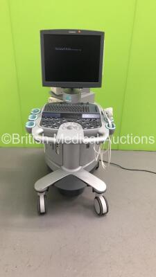 Siemens Acuson S2000 Ultrasound Scanner Model No 10041461 *S/N 200736* **Mfd 11/2008** with 2 x Transducers / Probes (14L5 and 9L4) Mitsubishi P93D Printer and JVC DVD Recorder (HDD REMOVED) *General Marks and Scuffs to Trims*