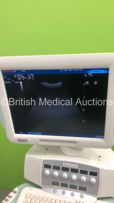 Esaote MyLab70 X Vision Ultrasound Scanner Ref 970 6150 010 with 2 x Transducers/Probes (1 x CA631 and 1 x LA523) and Sony Video Graphic Printer UP-897MD (Powers Up-See Photos for Air Scans) * SN 5410 * * Mfd 2011 * - 3