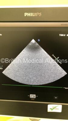 Philips Epiq 5C PureWave Flat Screen Ultrasound Scanner Ref 989605408541 SVC Hardware A.0 Application Software Version 1.4.1.529 with 5 x Transducers/Probes (1 x S12-4,1 x S5-1,1 x S8-3,1 x S5-1 and 1 x D2cwc Pencil Probe) (Powers Up-See Photos for Air S - 17