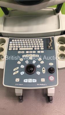 B-K Medical Falcon 2101 EXL Ultrasound Scanner with Sony Video Graphic Printer UP-895MD (Powers Up) * SN 2003-1841150 * - 3