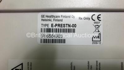 Datex Ohmeda Type F-CM1-05 Compact Anaesthesia Monitor *Mfd 2009* with 1 x GE E-PRESTN - 00 Module Including ECG, SpO2, NIBP, T1 and T2 Options *Mfd 2009* (Powers Up) - 7